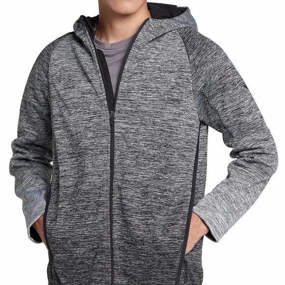 Nike Therma Sphere Max Repel Training Jacket Hoodie 932038-010 (Grey/Black) - Picture 3 of 5